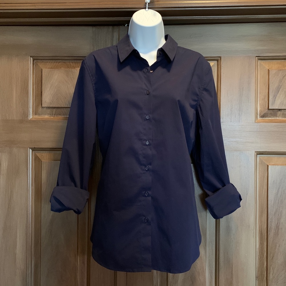 BOSTON PROPER - button down poplin shirt